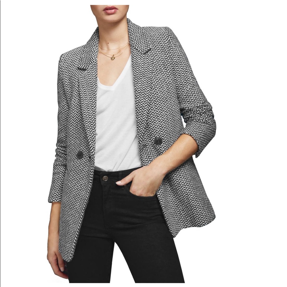 NEW Anine Bing Herringbone Blazer Size Small NWT